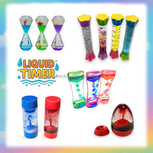 Minuteur à bulles liquides éducatif en acrylique durable multicolore anti-stress à collectionner - Product Image 6