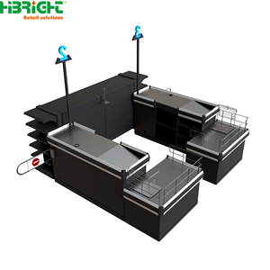 Mostrador de Caja Moderno para Comercio Minorista, Puesto de Pago POS para Supermercados y Tiendas de Abarrotes - Product Image 5