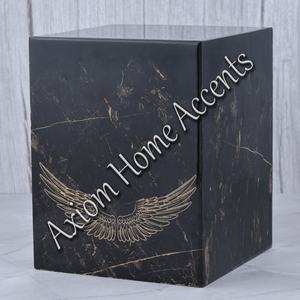 Axiom Home Accents-urna de cremación de madera hecha a mano con tallas intrincadas y acabado elegante para un memorial atemporal - Product Image 6