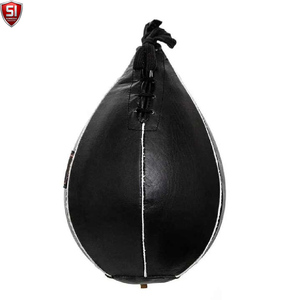 Ballon de vitesse de boxe suspendu en cuir PU, ballon de réflexe de boxe, sac de frappe anti-stress, équipement de boxe - Product Image 4