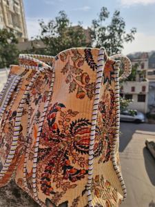 Bolso Tote Reversible Acolchado de Terciopelo con Estampado de Aves – Bolso de Hombro XL para Mujer – Logotipo Personalizado – Bolso de Moda para Viajes y Compras - Product Image 4