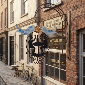 Plaque d'adresse moderne de luxe en fer forgé, numéro de maison personnalisé en métal écologique, résistante aux intempéries, pour porte de jardin, à visser - Product Image 4