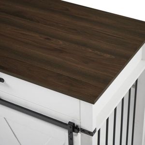 WF001-Single Pull Gabbia per Animali Domestici da Interno Bianca - Product Image 3