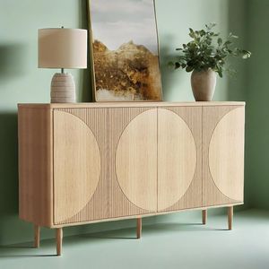 Modern Sideboard <b>Buffet</b> <b>Table</b> Living Room Cabinets with Storage Elegant <b>Buffet</b> Cabinet Sideboard - Product Image 2