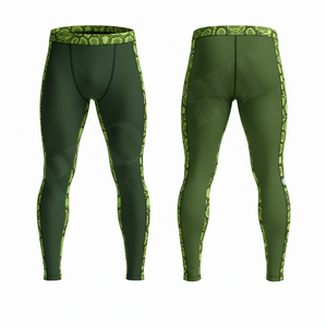 Pantalon de compression respirant en polyester très extensible pour homme – Idéal pour la gym, la course et l'entraînement – Confort optimal – Nouvelle collection - Product Image 6