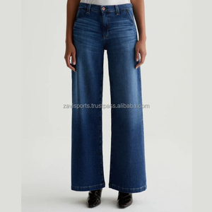 Jeans baggy tendance pour femmes, pantalon en denim, taille haute, coupe ample, jeans décontractés à la mode pour femmes, denim confortable - Product Image 3