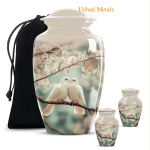 Large Capacity Aluminum Urn for Human Ashes Adult Size-200 Cubic Inch Metal Cremation Urn-<b>Memorial</b> <b>Vase</b> for Funeral Service - Product Image 5