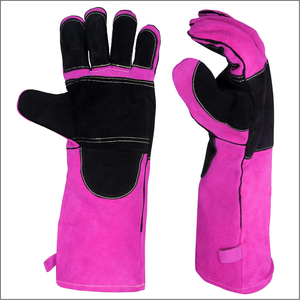 Hot Sale Custom Logo Industrial Waterproof Protection Tig Welding <b>Gloves</b> Top Quality Leather Material Safety Welder <b>Gloves</b> - Product Image 1