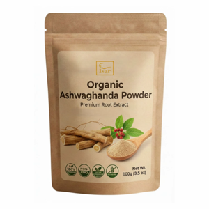 Poudre de racine d'Ashwagandha naturelle la plus vendue 100g Withania Somnifera Poudre d'Ashwagandha pure pour la force et la gestion du stress - Product Image 1