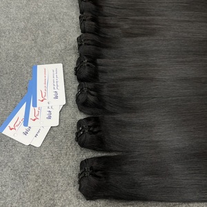 ผมต่อแบบเส้นตรงสีดำธรรมชาติ ผมแท้เวียดนาม แบบ Double Drawn คุณภาพพรีเมียม ขายดี - Product Image 6
