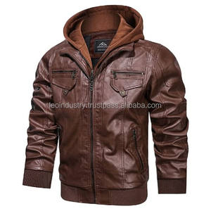 Vestes de moto en cuir formelles pour hommes de haute qualité avec logo personnalisé |   Nouveautés OEM/ODM à la mode en vente - Product Image 6