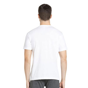 Camiseta de Verano para Hombre, Cuello Redondo, Corte Ajustado, 100% Algodón, Estilo Urbano, Cómoda para Uso Diario, Manga Corta, Diseño Liso - Product Image 3