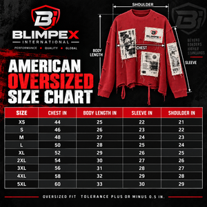 Custom Distressed Patchwork Sweatshirt Oversized Red <b>Waffle</b> Knit Streetwear Crewneck with Original Artwork OEM Private Label - Product Image 6