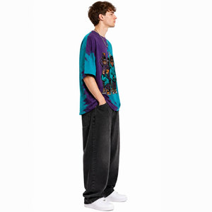 เสื้อยืดผู้ชายพิมพ์ลายโลโก้ DTG เสื้อยืดกราฟิกโอเวอร์ไซส์ - Product Image 4