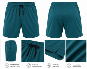 Shorts pour hommes au design personnalisé, dernières tendances, vente en gros, vêtements décontractés, shorts légers pour hommes, faible MOQ, 100% polyester - Product Image 5