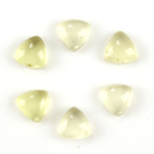 Cuarzo Limón Natural de 12mm de la Mejor Calidad, Cabujón Plano, Piedra Preciosa Suelta para Fabricación de Joyas, Lote al por Mayor para Aretes y Anillos - Product Image 5