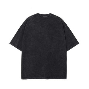 เสื้อยืดโอเวอร์ไซส์สีดำลายกราฟิกสไตล์โกธิคสำหรับผู้ชาย ลดราคาพิเศษ แขนสั้น คอกลม สตรีทแวร์ลำลอง - Product Image 2