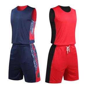 Maillots de basket-ball personnalisés pour jeunes et adultes, uniformes de basket-ball réversibles, vêtements de basket-ball respirants double face - Product Image 4