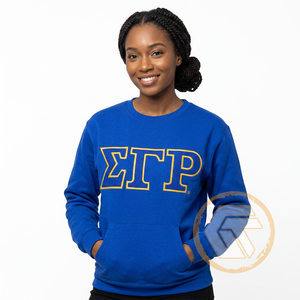 Sweat-shirt Femme Haute Qualité en Coton Polaire Écologique 500g Sigma Gamma Rho Broderie Grecque sur le Devant Séchage Rapide Automne Hiver - Product Image 4