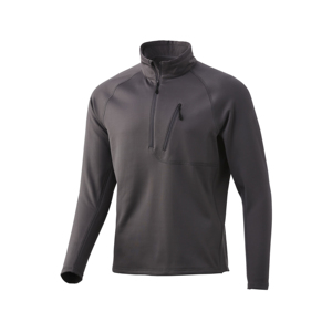 Veste de randonnée unisexe gris foncé à col rond, softshell résistante à l'eau, manches longues, évacuation de l'humidité, coupe ajustée, vêtements d'extérieur pour l'automne - Product Image 1