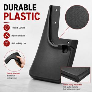 Guardabarros de Plástico a Medida, Juego de 4 Piezas para Hilux Revo/Vigo 4WD, Reequipamiento/Actualización, Protectores Contra Salpicaduras - Product Image 6