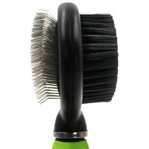 Cepillo de Aseo para Mascotas 2 en 1 de Doble Cara Serie Flex con Diseño de Cerdas y Púas para un Cuidado Óptimo de las Mascotas - Product Image 2