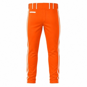 Pantalones de Béisbol de Poliéster para Hombre, Logotipo Personalizado, Transpirables, de Secado Rápido, Cintura Elástica, Rodilla Acolchada, Fabricante ODM - Product Image 2
