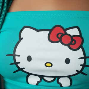 Conjunto de Dos Piezas de Ropa Deportiva para Mujer, Blazer de Verano, Top Corto, Pantalones Jogger, Tejido de Punto, Estampado Gráfico Personalizado, Ecológico - Product Image 5