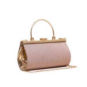 Pochette de soirée formelle dorée P15543 - Product Image 2