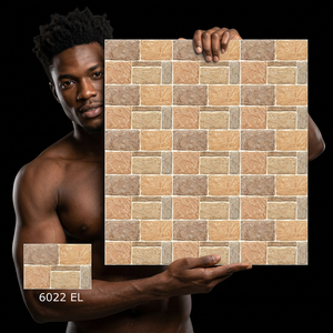 Carreaux muraux numériques en céramique émaillée brillante à motif brique de luxe pour salle de bain, finition extérieure, 250x375mm - Product Image 3