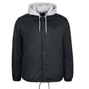 Factory Wholesale Workout <b>Coach</b> Jackets Coats Men's Hip Hop Vintage Vestuario Anti Vento Windbreaker Uniform Jacket with LOGO - Product Image 1