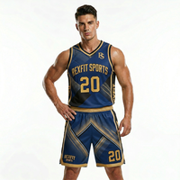 Maillot de basket personnalisé : Créez votre propre tenue de basket par sublimation pour jeunes, hommes et femmes – Ensemble uniforme de basket réversible