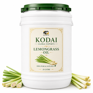 Aceite Esencial de Limoncillo de Tamil Nadu 100% Puro y Natural de Primera Calidad, Destilado al Vapor, para Aromaterapia y Cuidado Facial, Kodai Global Export - Product Image 1
