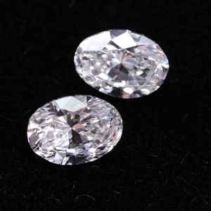 Paire de diamants ovales de laboratoire de 1,01 à 3,51 carats, certifiés IGI, pierres lâches pour la fabrication de boucles d'oreilles, cadeau d'anniversaire - Product Image 2