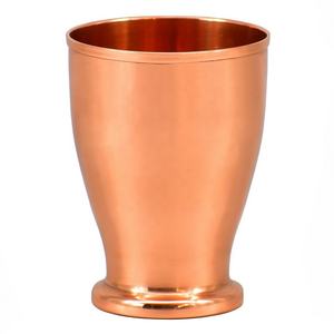 Pure Copper Mint Julep Cup Copper Cup Hand Hammered 14 Oz. High Gloss <b>Mirror</b> Polished by Axiom Home Accents - Product Image 4
