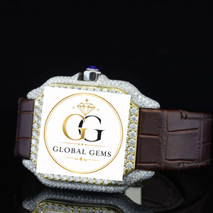 Wholesale Supply Stainless Steel Iced Out Diamond Watch Iced Out Dial for Gift and Corporate Gifting Available for Bulk Quantity - Product Image 6