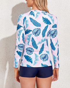 Short de bain Rash Guard MMA pour femme, deux pièces, protection UV, extensible, 100 % polyester, prix abordable, vente en gros, OEM - Product Image 5