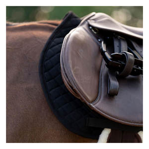 Tapis de selle d'équitation polyvalent en acier inoxydable, avec soulagement de la nuque, dessous brossé, pour entraînement et compétition, durable - Product Image 5