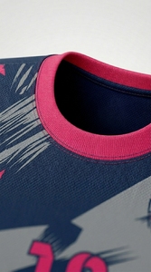เสื้อเจอร์ซีย์เกมมิ่งคุณภาพดีแบบกำหนดเอง โพลีเอสเตอร์ เสื้อทีมอีสปอร์ต แขนสั้น แห้งเร็ว น้ำหนักเบา ระบายอากาศได้ดี ชุดกีฬาฤดูร้อน - Product Image 4