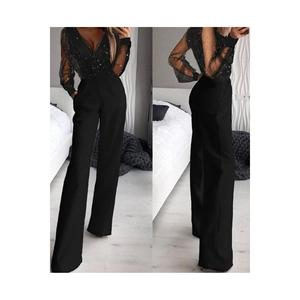 Tuta da donna in Tulle Lurex Maxi lunghezza in tessuto-80382