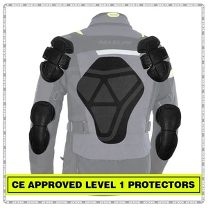 Motor Bike Jacket and Motorcycle Gear with Body Armor <b>Foam</b> <b>Padding</b> & Breathable Cordura Fabric, - Product Image 2