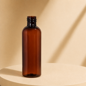 Custom Color 100ml PET Cosmetic <b>Spray</b> <b>Bottle</b> Daily Refillable Liquids Portable Brown <b>Plastic</b> <b>Bottle</b> With Black Screw Pump - Product Image 1