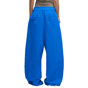 2025 Custom Streetwear Oversize <b>Men</b> Flared <b>Jogger</b> Sweat Pants Side Stripe Wide Leg Baggy French Terry Flared Sweatpants for <b>Men</b> - Product Image 4