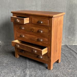 La Mejor Colección de Cómodas de Madera Maciza con 6 Cajones, Gabinete Rústico Vintage, Arte Antiguo del Himalaya - Product Image 2