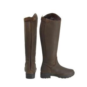 Bota de Montar para Caballo, de Cuero Sintético de Color Sólido, Protección Completa para Montar a Caballo - Product Image 1