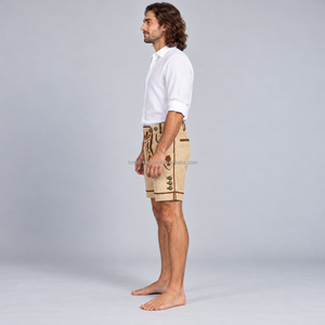 Men's Alpine Bavarian <b>Shorts</b> with Decorative Front Buttons Classic Heritage Styling and Premium Material for Festival Events - Product Image 4