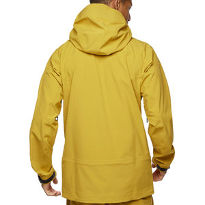 Chaqueta Impermeable para Hombre con Logotipo Personalizado, con Capucha, 100% Impermeable, Chaqueta Amarilla para Lluvia, Impermeable Ligero Personalizado para Hombre - Product Image 3