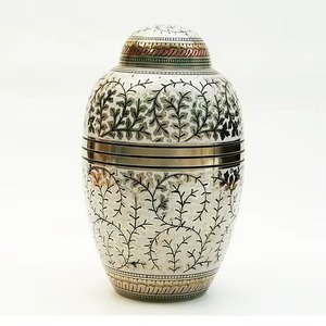 High Strength Aluminum Urn for Human Ashes Adult Storage Container Long Lasting Metal Cremation Urn Adult Ashes <b>Memorial</b> Use - Product Image 6