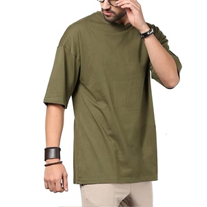 high quality Men Clothing Custom logo Apparel Man O-Neck T-Shirt Blank Organic Cotton men T Shirt - Product Image 4