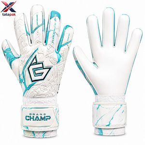 Gants de gardien de but en latex allemand haute adhérence, logo personnalisé, pour adultes unisexes, édition équipe, forte adhérence, usage officiel pour équipe. - Product Image 3
